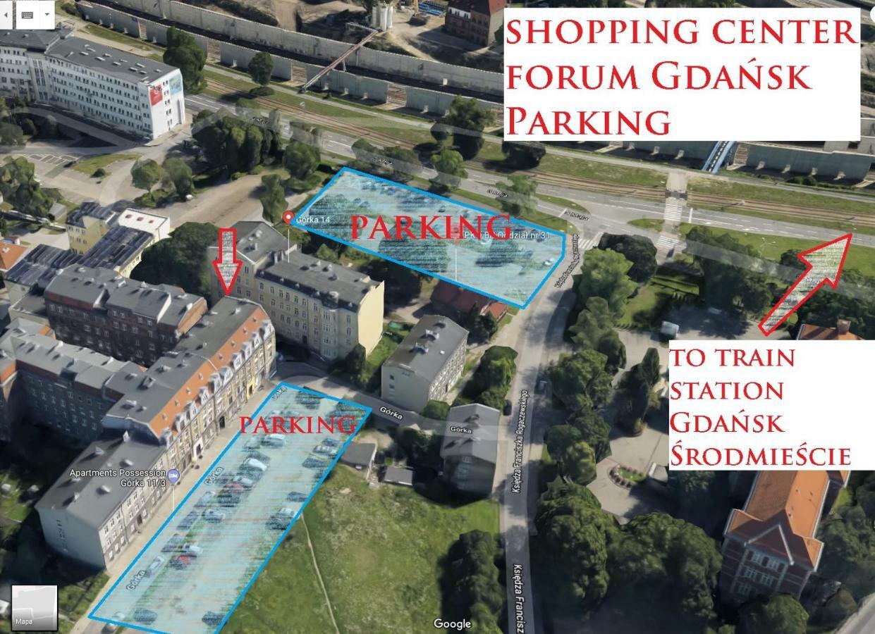 Berg Apartament Yellow Gdańsk Eksteriør billede